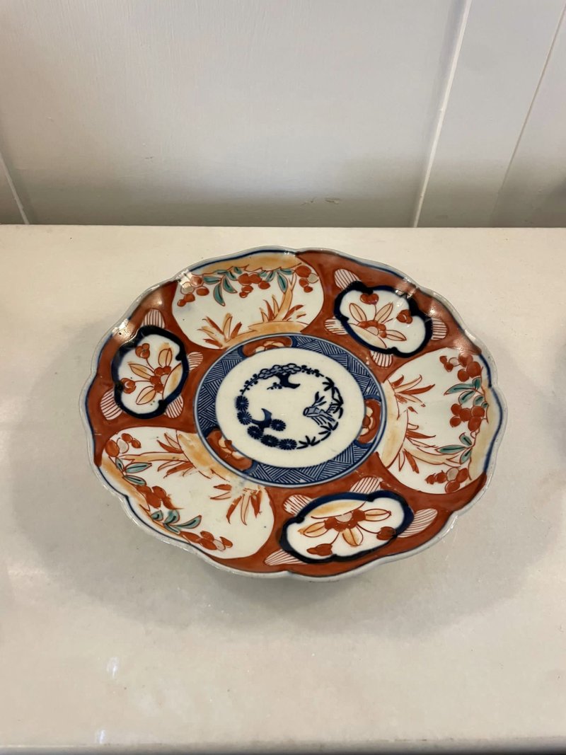 Two Antique Japanese Quality Imari Plates - Image 4